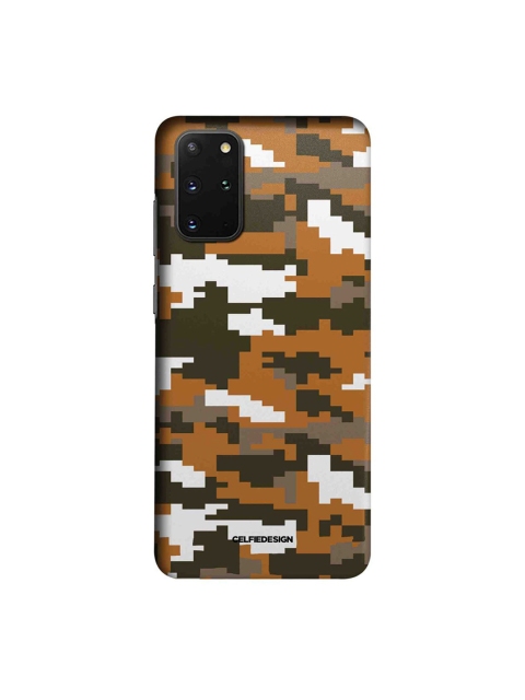 

CelfieDesign Brown & White Camo Pixel Samsung Galaxy S20 Plus Slim Back Case