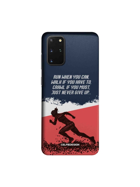 

CelfieDesign Navy Blue & Red Printed Samsung Galaxy S20 Plus Slim Back Case
