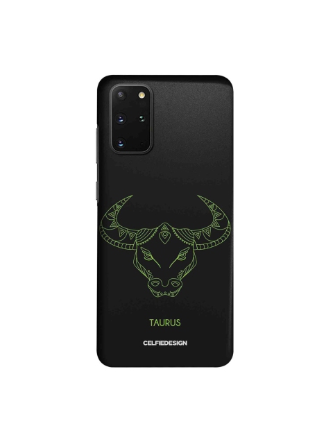 

CelfieDesign Black & Green Taurus Samsung Galaxy S20 Plus Slim Back Case