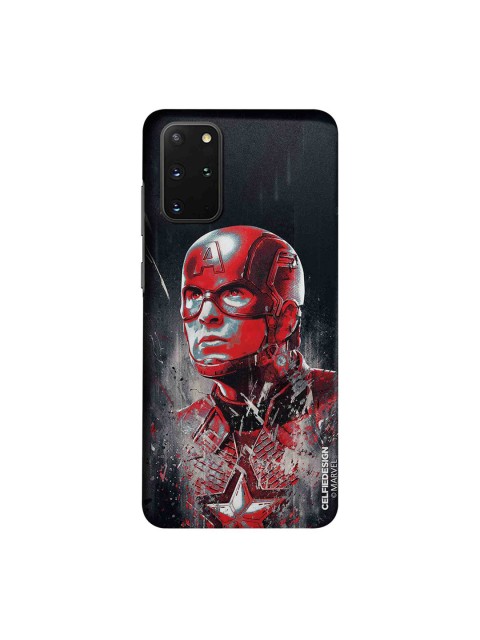 

CelfieDesign Black & Red Captain America Samsung Galaxy S20 Plus Slim Back Case