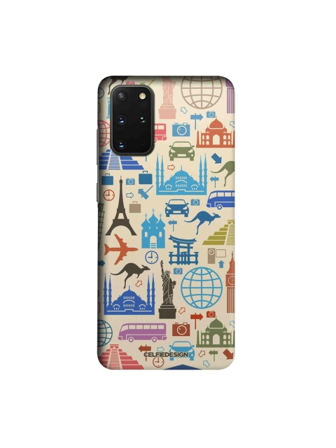 

CelfieDesign Multicolored Travel Lover Printed Samsung Galaxy S20 Plus Slim Back Case, Multi