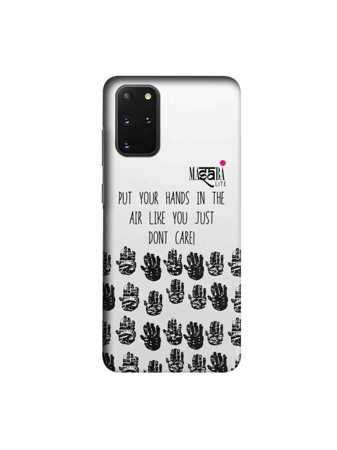 

CelfieDesign White & Black Masaba Hands Up Samsung Galaxy S20 Plus Slim Back Case