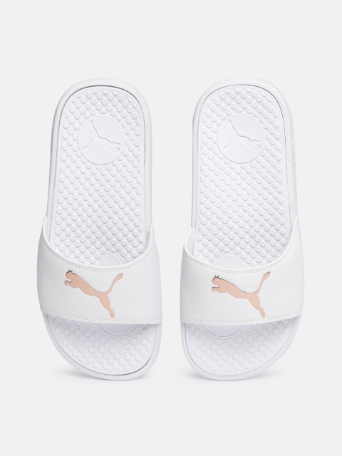 

Puma Women White Cool Cat Sliders