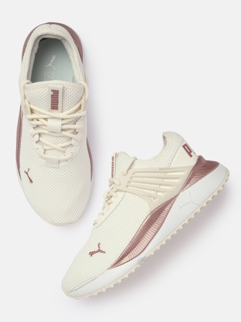 

Puma Women Off White Pacer Future Lux Sneakers
