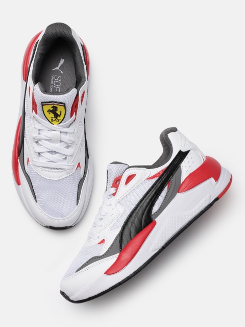 

PUMA Motorsport Unisex White Ferrari X-Ray Speed Colourblocked Sneakers