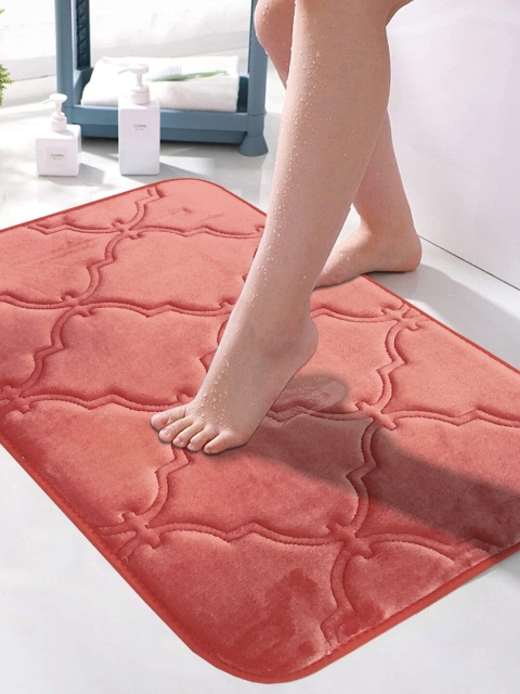 

BIANCA Rust Anti-Slip Latex Backing Memory Foam Floor Rug