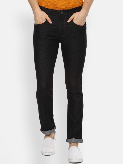 

V Dot Men Black Slim Fit Jeans