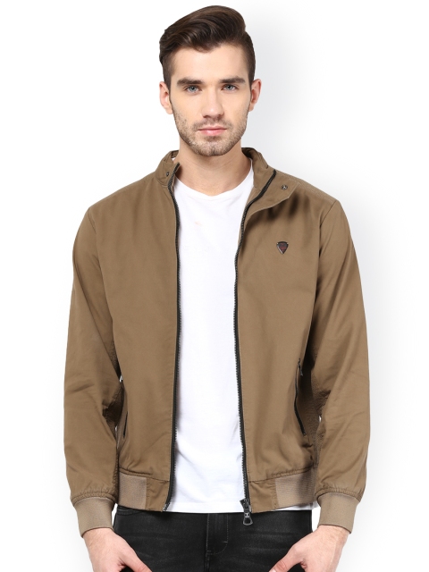 Monteil & Munero Brown Bomber Jacket available at myntra for Rs.1749
