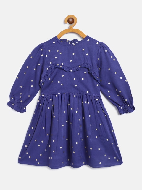

Bella Moda Blue Printed Dress