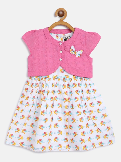 

Bella Moda Pink & White Floral Dress