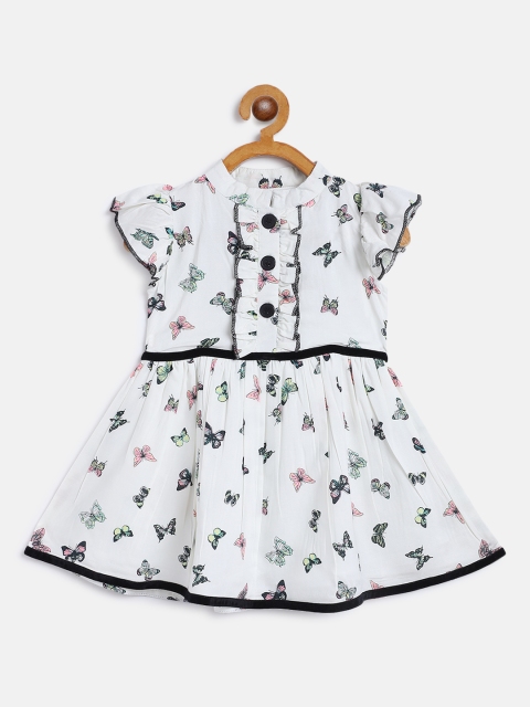 

Bella Moda White Printed Dress