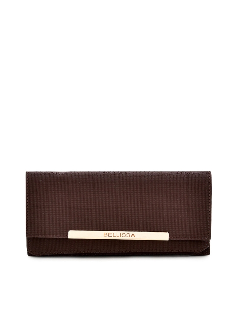 

Bellissa Women Brown PU Three Fold Wallet