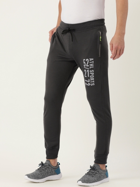 

Sports52 wear Men Grey Slim Fit Printed Dry Fit Regular Joggers