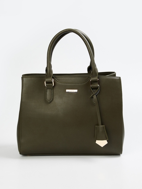 

CODE by Lifestyle Olive Green Structured Handheld Bag