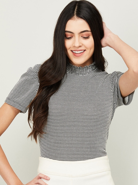 

CODE by Lifestyle Grey Checked Top