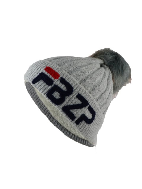 

Bunnywave Women Grey & Black Beanie