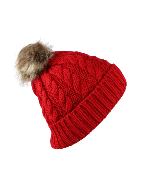 

Bunnywave Women Red Beanie