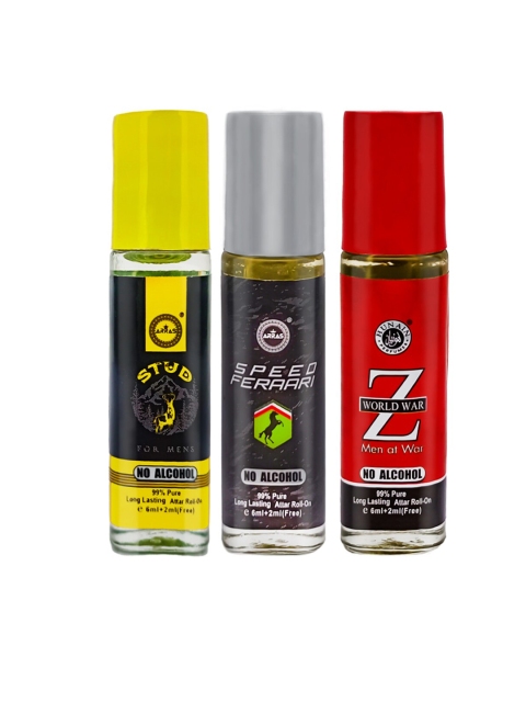 

Arras Set of Stud - Speed Feraari - Z World War Non-Alcoholic Roll-On Perfumes, Red