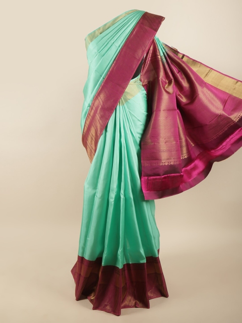 

Pothys Green & Maroon Pure Silk Saree
