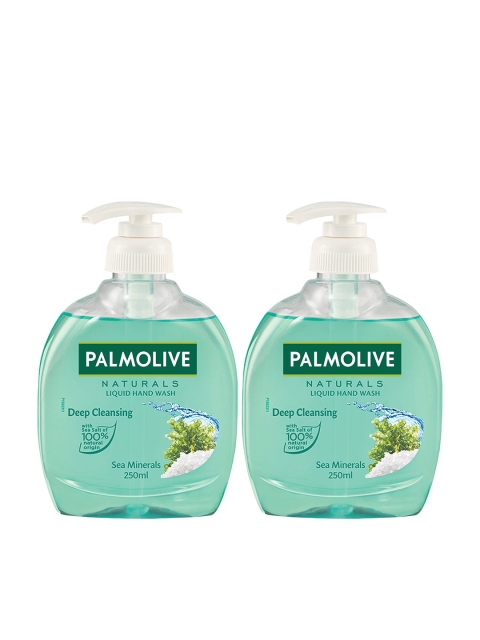 

Palmolive Naturals Set of 2 Sea Mineral Deep Cleansing Liquid Hand Wash - 250 ml each, Blue