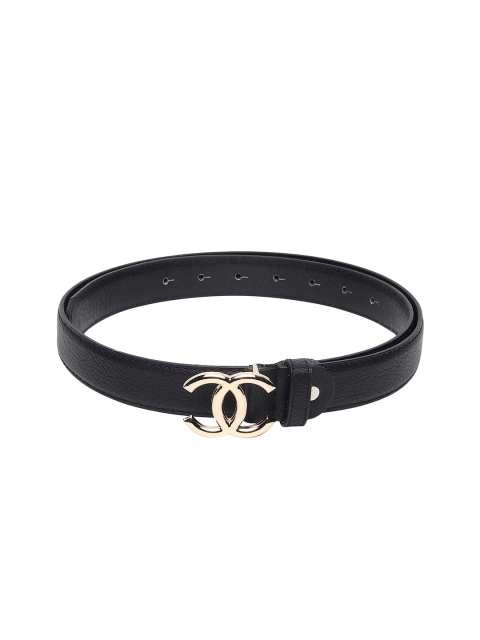 

Swiss Design Women Black PU Belt