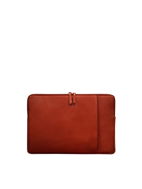 

ABYS Unisex Brown Leather Laptop Sleeve