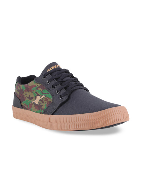 

Sparx Men Black Printed Sneakers