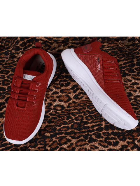 

FABBMATE Women Red Walking Non-Marking Shoes