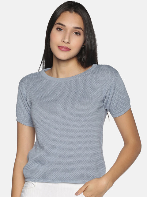 

BlissClub Blue Pure Cotton Top