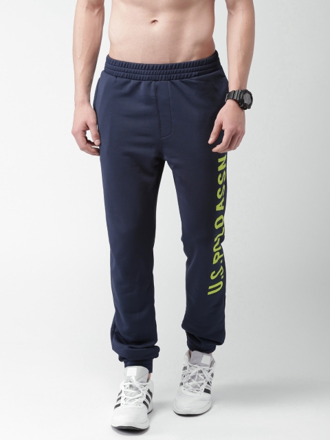 

U.S. Polo Assn. Navy Printed Track Pants, Navy blue