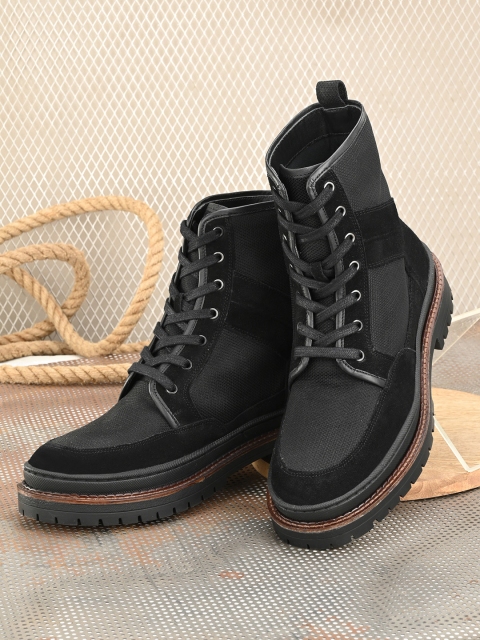 

MUZZATI Men Black Flat Boots