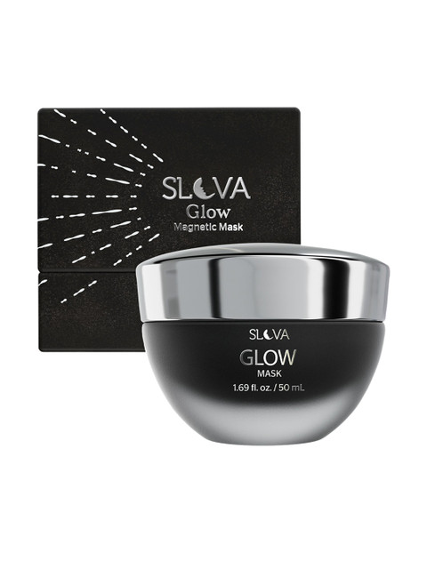 

SLOVA Glow Magnetic Mask for Exfoliation & Youthful Radiance - 50 ml, Black
