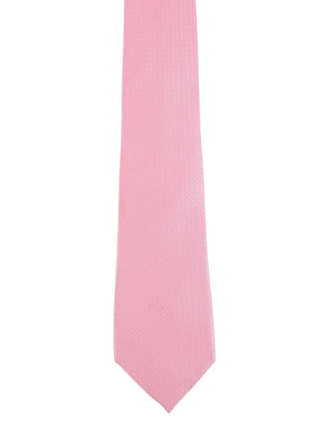 

Alvaro Castagnino Men Pink & Black Woven Design Broad Tie