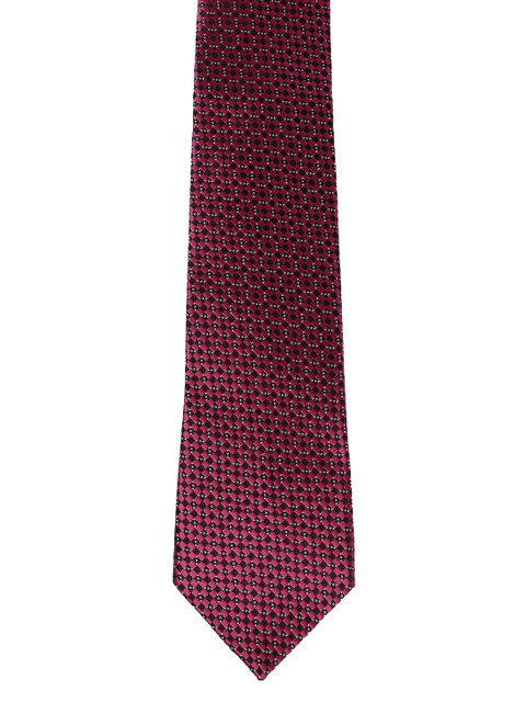 

Alvaro Castagnino Men Purple & Black Woven Design Broad Tie