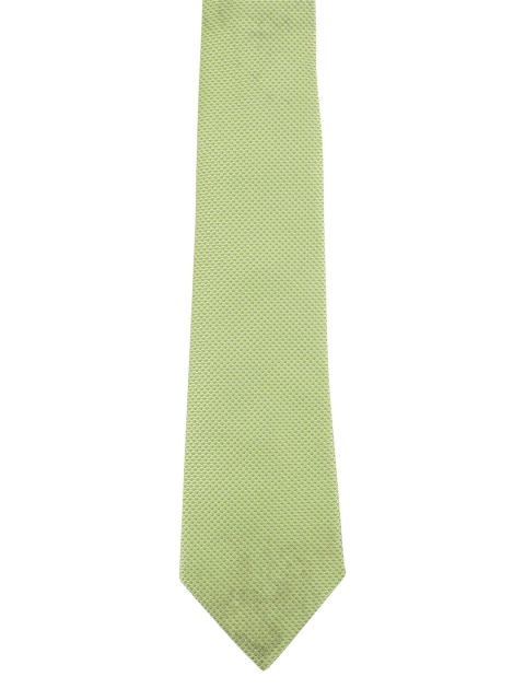 

Alvaro Castagnino Men Green Woven Design Skinny Tie