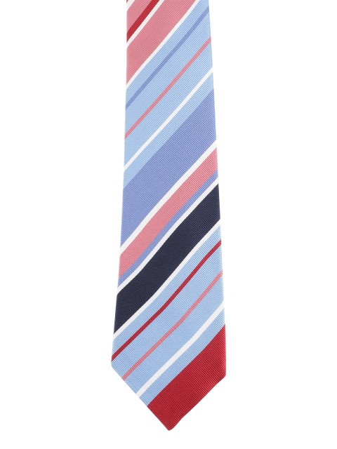 

Alvaro Castagnino Men Multicoloured Striped Broad Tie, Multi
