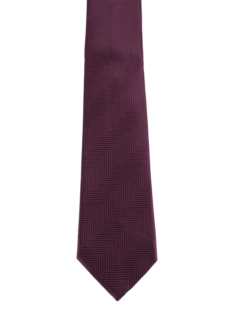 

Alvaro Castagnino Men Purple Woven Design Broad Tie