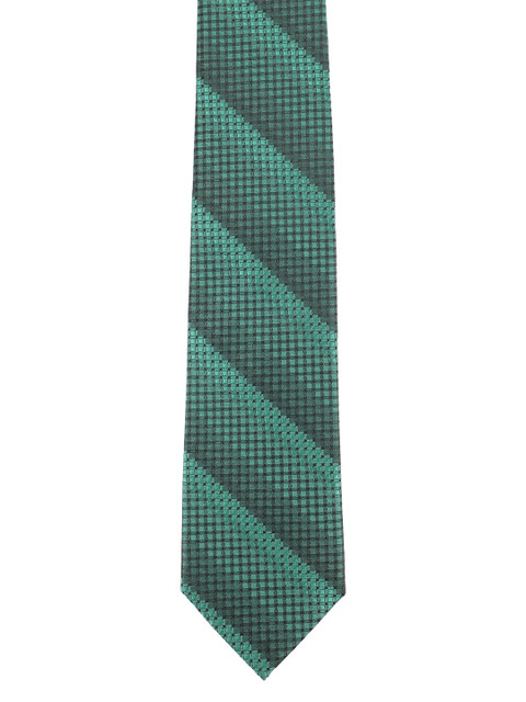 

Alvaro Castagnino Men Green Striped Broad Tie
