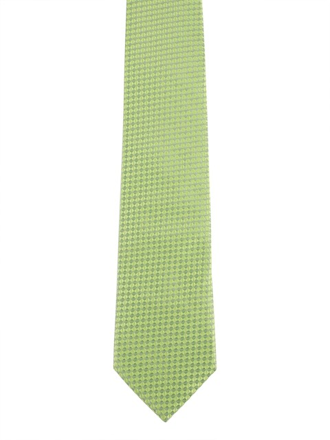 

Alvaro Castagnino Men Green Woven Design Skinny Tie
