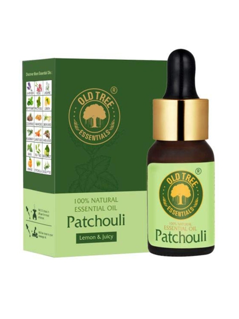 

OLD TREE Patchouli Essential Oil for Skin & Hair Care - 15 ml, Green