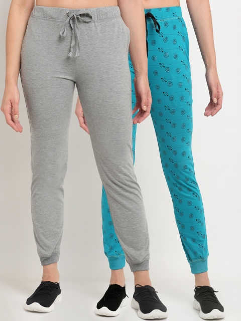 

VIMAL JONNEY Women Pack Of 2 Joggers, Grey