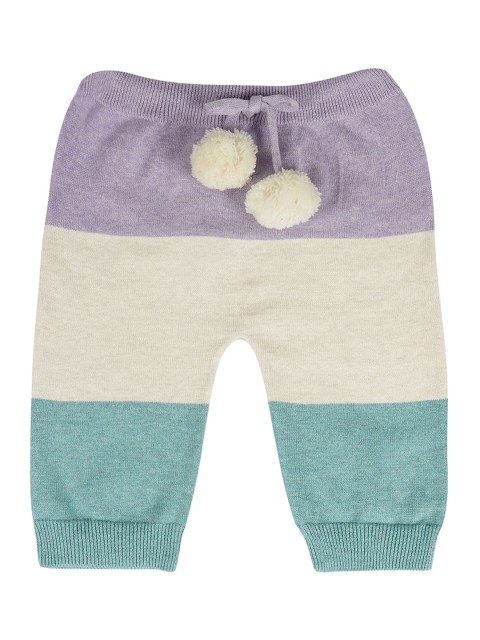 

Greendeer Kids Lavender Striped Cosy Leggings