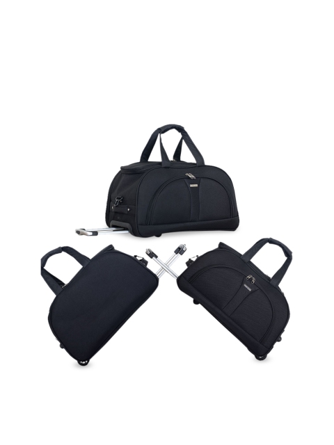

Polo Class Black Solid Medium Duffle Trolley