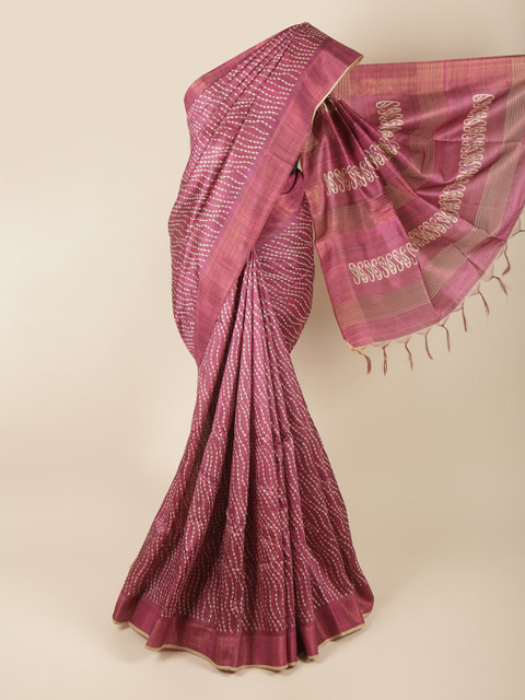 

Pothys Purple & Off White Zari Art Silk Saree