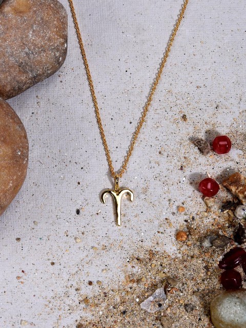 

Tistabene 18 K Gold-Plated The Aries Pendant With Chain
