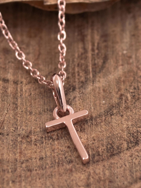 

Tistabene Rose Gold-Plated T Pendant With Chain