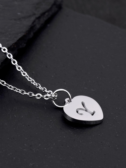 

Tistabene Rhodium-Plated Y Pendant With Chain, Silver