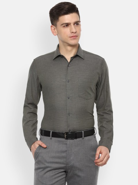 

Van Heusen Men Grey Formal Shirt