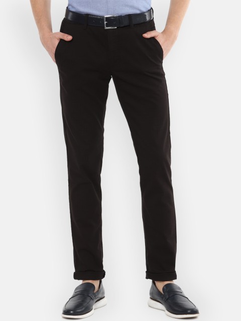 

Van Heusen Sport Men Black Slim Fit Trousers