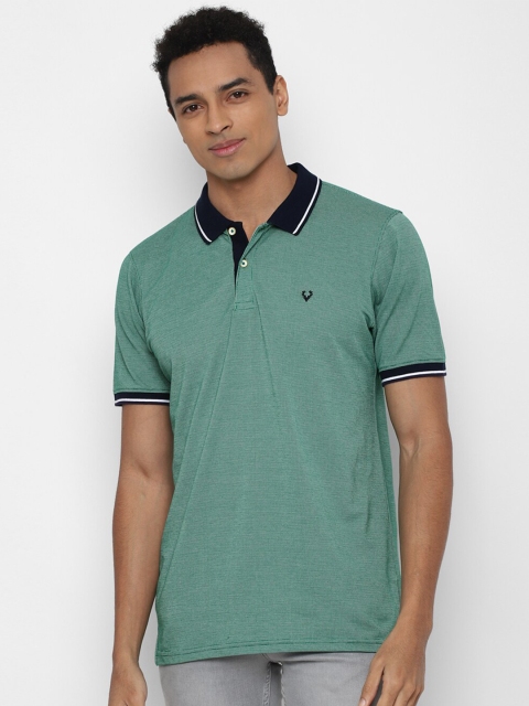 

Allen Solly Men Green Polo Collar T-shirt